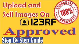 5 mins to get Approval in 123rfcom Complete Review  Upload and Guide for Stock Photographers [upl. by Murphy]