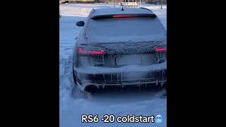 AUDI RS6 20 COLD START [upl. by Piotr]