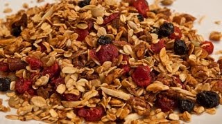 Homemade Granola Recipe  Laura Vitale  Laura in the Kitchen Episode 363 [upl. by Joan822]