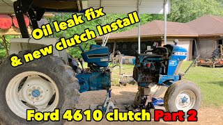 Ford 4610 Clutch install [upl. by Rheta112]