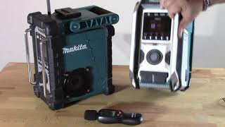 Makita Baustellenradio DMR 115 Soundcheck mit Subwoofer Jobsite [upl. by Suiram235]