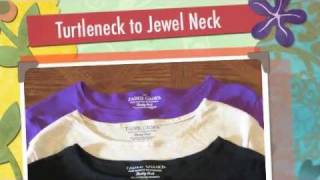 How to Change a Turtleneck into Lower Neckline [upl. by Lau]