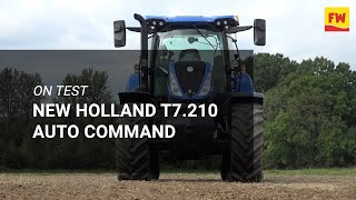 On test New Holland T7210 Auto Command [upl. by Ednutabab]