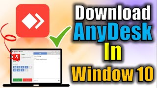 Anydesk Download for window 10 [upl. by Cal160]