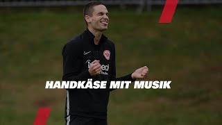 quotKostic kann nicht gut verlierenquot I Mijat Gacinovic bei Handkäs mit Musik I Eintracht Frankfurt [upl. by Adias500]