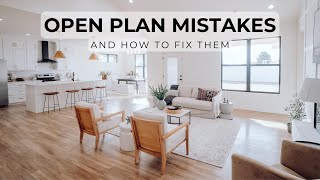 Biggest Open Plan Design Mistakes amp Why It May Not Be For You [upl. by Ednihek]