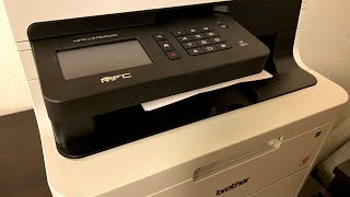 Brother LED Printer MFCL3750CDW  Unboxing amp Setup [upl. by Aliwt]