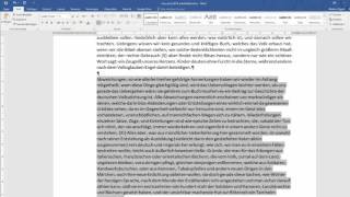 1436 Word 2016  Absatz mit quotFlattersatzquot links [upl. by Korwin]