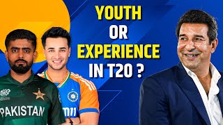 Youth vs Experience in T20 Cricket  Wasim Akram  IND VS ENG [upl. by Kimitri]