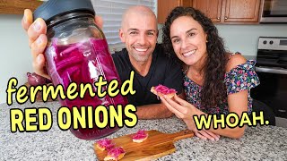 VIRAL RECIPE TEST Quick Pickled vs Fermented Red Onions 3 Recipes [upl. by Aline]