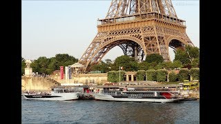 Sightseeing cruise in Paris  Vedettes de Paris [upl. by Dralliw]