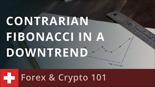 Trading Fibonacci Numbers How to adjust the Contrarian Fibonacci in a Downtrend [upl. by Ahtenek]