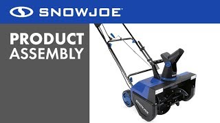 SJ627E  Snow Joe Electric Snow Thrower  Assembly Video [upl. by Nibbor]