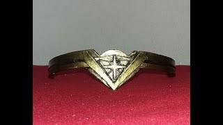 COMO HACER LA TIARA DE WONDER WOMAN [upl. by Heimlich]