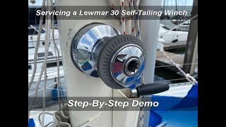 Servicing Lewmar 30 Winch [upl. by Pavla]