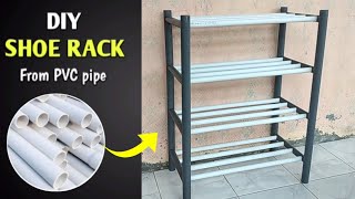 cara membuat rak sepatu dari pipa pvc  make a shoe rack from PVC pipe umarchannel1982 [upl. by Kleeman]