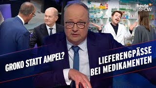 Deutschland im Herbst 2023 GrokoRevival und Medikamentenmangel  heuteshow vom 20102023 [upl. by Kalikow]