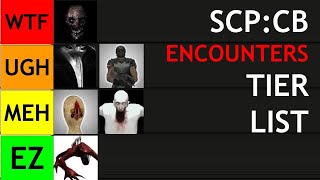 SCP Containment Breach ENCOUNTERS TIER LIST [upl. by Tubb356]