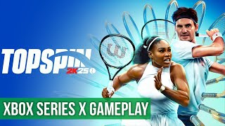 TopSpin 2K25  OPENING Academy Training  Xbox Series X Gameplay [upl. by Mckenzie243]