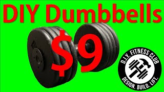 DIY Adjustable quotMulletquot Dumbbell System Flat Bottom  Poor Man’s IronMasters [upl. by Stefa]