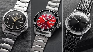 Los MEJORES Relojes Por Menos De 300  2021 Seiko Orient Timex GShock y MÁS [upl. by Nosam930]