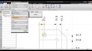 NX 2D Drafting  Create Ordinate Dimension automatically [upl. by Kidd154]