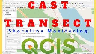 How to Cast Transect using QGIS  Generate Transects along Lines in QGIS [upl. by Dalt355]