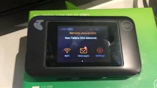 How to unlock Telstra 4GX WiFi Pro hotspot using only unlock code [upl. by Odelia]