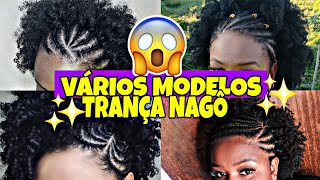 INSPIRAÇÕES DE PENTEADOS COM TRANÇA NAGÔ PARA CABELO CURTO [upl. by Springer891]