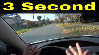 The 3 Second Following Distance RuleDriving Lesson [upl. by Pascale]