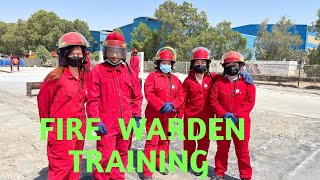 Fire warden training in Abu Dhabi badar Dubai vloggre [upl. by Trust772]