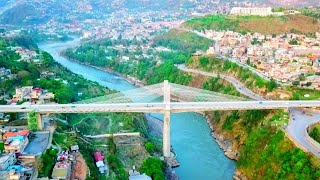 🏞Muzaffarabad  Capital Of Azad Kashmir  Footage With Drone 2018 [upl. by Olyhs]