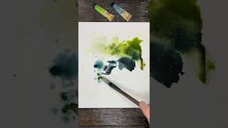 Intuitive Landscape Watercolot tutorial shortsvideo arttutorial watercolorpainting landscape [upl. by New481]