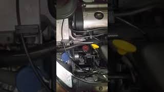 How to replace the alternator on a Peugeot 206 20 8v [upl. by Aerdnaeel]