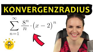 KONVERGENZRADIUS bestimmen Beispiel – Konvergenz von Reihen Potenzreihen [upl. by Chandos]