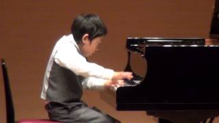 Kabalevsky Sonatina Op13 No1  1st 3rd mvt  Jun Shimada 8 [upl. by Elohcin771]