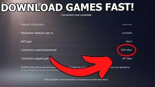 HOW TO DOUBLE YOUR PS5 DOWNLOAD SPEEDS in 2023 6 EASY TIPS [upl. by Hannahc280]