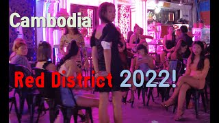 4KPhnom Pehn Red Light District 2022 [upl. by Akimot]