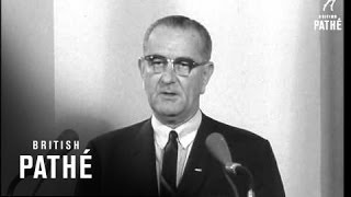 President Johnson Speaks On Vietnam Crisis 1964 [upl. by Yt146]