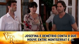 O Que a Vida Me Roubou  Demétrio e Josefina contam ao Alessandro o que houve na casa de Montserrat [upl. by Erleena]