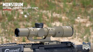 Alpha 16x24 FFP LPVO Rifle Scope Field of View [upl. by Pozzy]