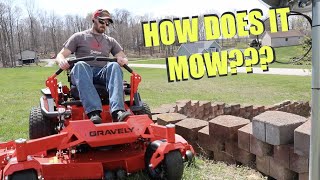 First Mow with Gravely ZT HD 60  Howd it do [upl. by Salim]