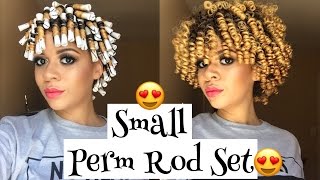 How To Get The Perfect Perm Rod Set With Small Perm Rods DETAILED  Natural Hair [upl. by Allecsirp]