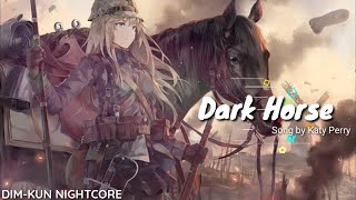 Nightcore  Dark Horse  Lyrics [upl. by Oned]