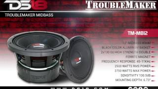 DS18 TROUBLEMAKER 12quot MIDBASS [upl. by Higbee401]