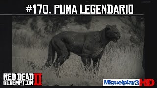 Localización Puma Legendario  170 Compendio Animales  Red dead redemption 2 [upl. by Analli]