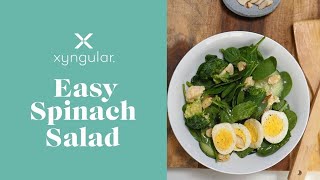 Xyngular Spinach Salad Recipe  Xyngular 8Day Jumpstart Recipes [upl. by Belsky]