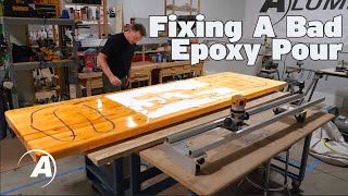 How To Fix A Failed Epoxy Pour  Alumilite [upl. by Scot]