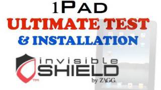 Invisible Shield for iPad  ULTIMATE Test amp Installation [upl. by Adnolor]