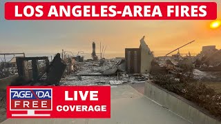 LA Fires LIVE Updates  Palisades Fire Eaton Fire amp Others  Breaking News Coverage [upl. by Harbert122]